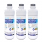 3X Aqua Blue LT1000P Fridge Water Filter, Compatible with LG LT1000P, LT1000PC, MDJ64844601, ADQ74793501