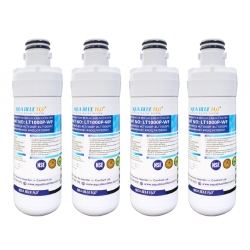 4X Aqua Blue LT1000P Fridge Water Filter, Compatible with LG LT1000P, LT1000PC, MDJ64844601, ADQ74793501