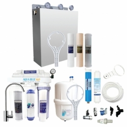 Whole house water system with RO purification system