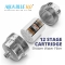 AQUA BLUE H20 HIGH OUTPUT LUXURY 3 STAGE SHOWER FILTER HIGH QUALITY SYSTEM
