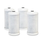 4 X EcoAqua Fridge Filter WF1CB / RG100 / 1438545 / 218904501 - Suits Westinghouse