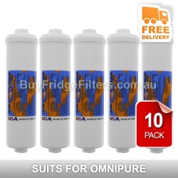 10x K5520-BB Omnipure Carbon Block Inline Filter