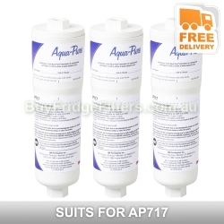 3x AP717 Aqua pure triple action inline filter