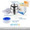 AQUA BLUE H20 HIGH OUTPUT LUXURY 3 STAGE SHOWER FILTER HIGH QUALITY SYSTEM
