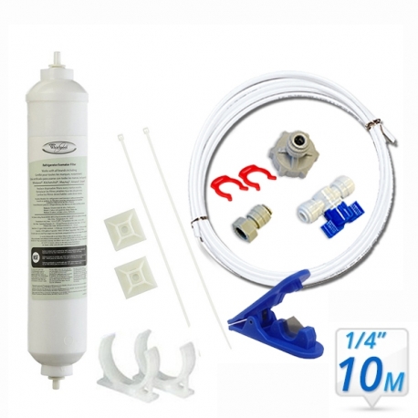 Whirlpool Genuine Fridge Filter 4378411RB Hose(10M) Kit
