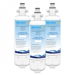 3x LG LT700P ADQ36006101 Refrigerator Water Filter By Aqua Blue H20
