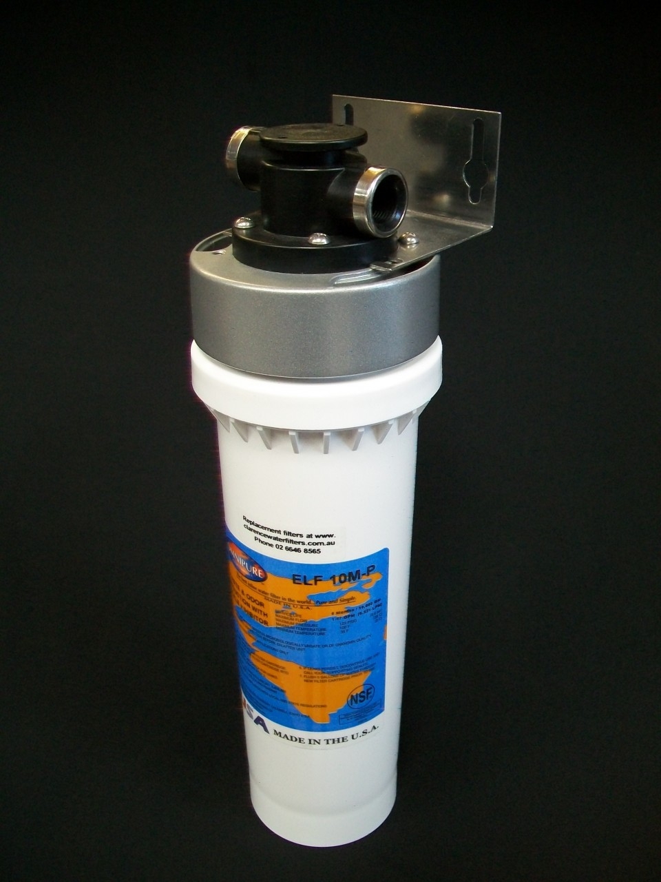 Conversion Kit Omnipure ELF 10M P Filter & Head Scale Inhibitor 10 Micron Filter