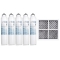 5 x M7251253FR-06 Fridge Filter + 1 x LT 120F Fresh Air Filter set