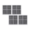 4 x M7251253FR-06 Fridge Filter + 4 x LT 120F Fresh Air Filter set