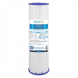 Aqua Blue H20 Washable Pleated Sediment Filter 10 x 2.5 10 Mic