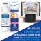 2X Aqua Blue LT1000P Fridge Water Filter, Compatible with LG LT1000P, LT1000PC, MDJ64844601, ADQ74793501