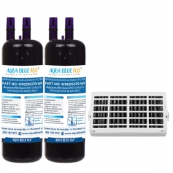 2x Whirlpool W102975370 Replacement Filter + Whirpool Air Filter Set