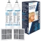 2X LG LT800P Replacement Water Filter with 2X LG LT120F Replacing Air Filter - Refrigerator Filter Pack