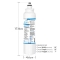 2X LG LT800P Replacement Water Filter with 2X LG LT120F Replacing Air Filter - Refrigerator Filter Pack