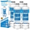4X Samsung DA97-17376B, DA97-08006C, HAF-QIN/EXP Compatible Replacement Water Filter