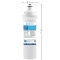 Aqua Blue H20 High Flow in-line - 4 Stage Water Filtration System Kit
