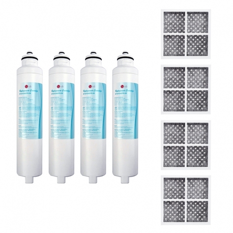 4 x M7251253FR-06 Fridge Filter + 4 x LT 120F Fresh Air Filter set