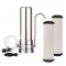 Stainless Steel Counter Top Drinking Water Filter System with Doulton W9223006 Ultracarb Ceramic Water Filter