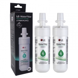 2 X LT700P Internal Fridge Filter - LG ADQ36006101